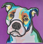 American Bulldog Paper-Cut Artwork By Houndy Ever After Crafts