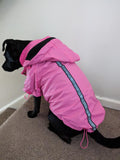 Rainstorm Pink Dog Jacket By Urban Pup