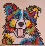 Border Collie Paper-Cut Artwork By Houndy Ever After Crafts