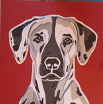Dalmatian Paper-Cut Artwork By Houndy Ever After Crafts