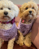 Bella Paws Lilac Cable Jumper By Cara & The Sky X Love From Betty