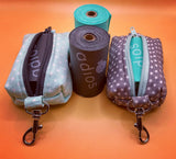 Star Struck Grey & Mint Poo Bag Holder Handmade By Love From Betty X Urban Tails