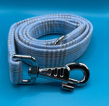 Blue Candy Tartan Dog Lead Handmade By Urban Tails