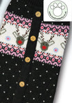 Rudolf Retro Cardigan Jumper By Sotnos