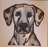 Dalmatian Paper-Cut Artwork By Houndy Ever After Crafts