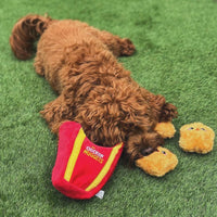 Food Party Chicken Nuggets Dog Toy By Hugsmart