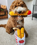 Food Party Mozzarella Sticks Dog Toy By Hugsmart