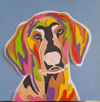 Vizsla Paper-Cut Artwork By Houndy Ever After Crafts