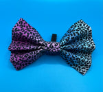 Rainbow Animal Print Dog Bow Tie Handmade By Urban Tails