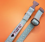 Star Struck Mint Dot Dog Collar Handmade By Love From Betty X Urban Tails