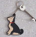 Yorkshire Terrier Dog Keyring By Sweet William