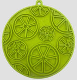 Citrus Design Suction Cup Enrichment Lick Mat By SodaPup