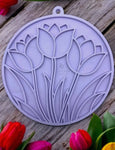 Tulip Design Suction Cup Enrichment Lick Mat By SodaPup