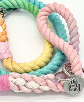 Pastel Rainbow 4ft Training Rope Lead By The Spotty Hound