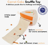 Carrot Cake Cake Slice Nosework Toy By Chewffon