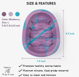 Egg Blueberry Large Slow Feeder By Chewffon