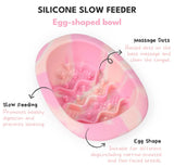 Egg Cotton Candy Small Slow Feeder By Chewffon
