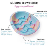 Egg Rainbow Large Slow Feeder By Chewffon