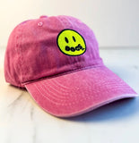 Acid Smiley Cap Hat By The Distinguished Dog Company
