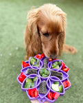 Purple Mandala Design eTray Enrichment Tray for Dogs By Soda Pup
