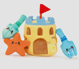 PRE ORDER Beach Sand Castle Hide & Seek Dog Toy By Hugsmart