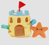 PRE ORDER Beach Sand Castle Hide & Seek Dog Toy By Hugsmart
