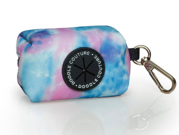 Woof Stock Tie Dye Pooch Poo Bag Holder By Doodle Couture