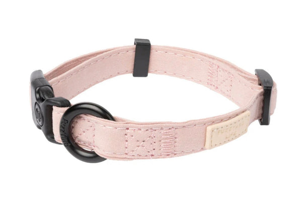 FuzzYard Life Blush Pink Dog Collar By FuzzYard
