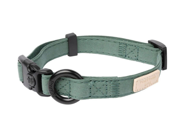 FuzzYard Life Myrtle Green Dog Collar By FuzzYard