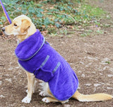Microfibre Purple Dog Drying Coat By Henry Wag