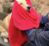 Red Microfibre Drying Towel By Henry Wag