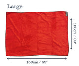 Red Microfibre Drying Towel By Henry Wag