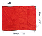 Red Microfibre Drying Towel By Henry Wag