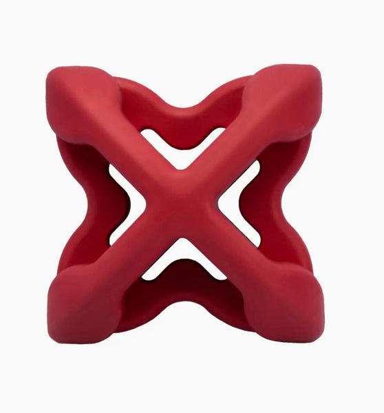 Red Geometrics Enrichment Ball By Pet Dream House