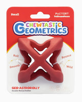 Red Geometrics Enrichment Ball By Pet Dream House