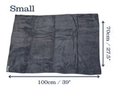 Grey Microfibre Drying Towel By Henry Wag