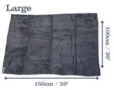 Grey Microfibre Drying Towel By Henry Wag