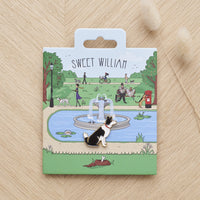Border Collie Enamel Dog Pin By Sweet William