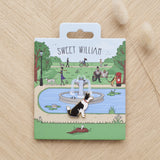 Border Collie Enamel Dog Pin By Sweet William