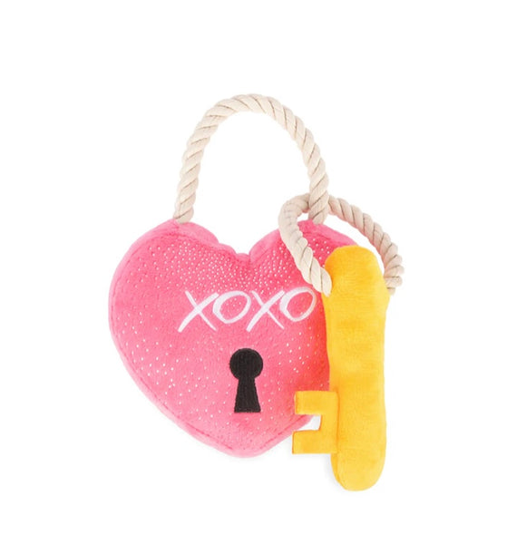 Love Bug Lock & Key Dog Toy By P.L.A.Y