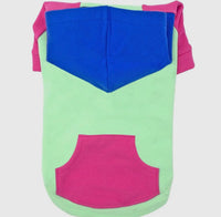 Colour Block Hoodie By Doggie Design