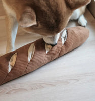 Baguette Bread Snuffle Toy By Lambwolf Collective