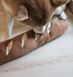 Baguette Bread Snuffle Toy By Lambwolf Collective