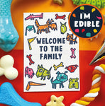 Welcome Bacon Edible Dog Card By Scoff Paper