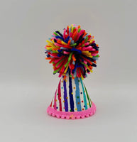 Confetti Handcrafted Dog Party Hat By Pup Party Hats