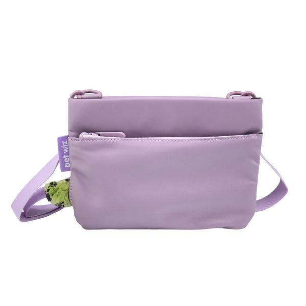 Lilac Envelope Crossbody Walking Bag By Pet Wiz
