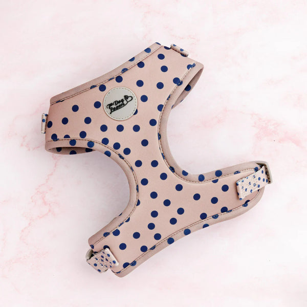 L Fashion Icon Polka Dot Over Head Harness By For Dog Lovers