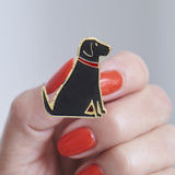 Black Lab Christmas Dog Pin By Sweet William