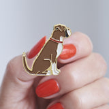 Boxer Enamel Dog Pin By Sweet William