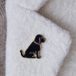 Black Cockapoo Enamel Dog Pin By Sweet William